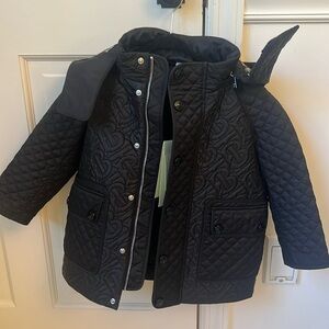 Burberry size 4y new with tags jacket